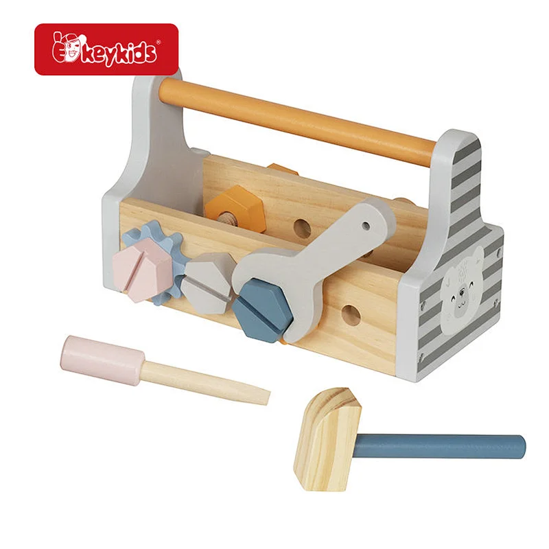 Construction Truck Vehicle Playsets Wooden Crane Toy Set with Cars W04A681
